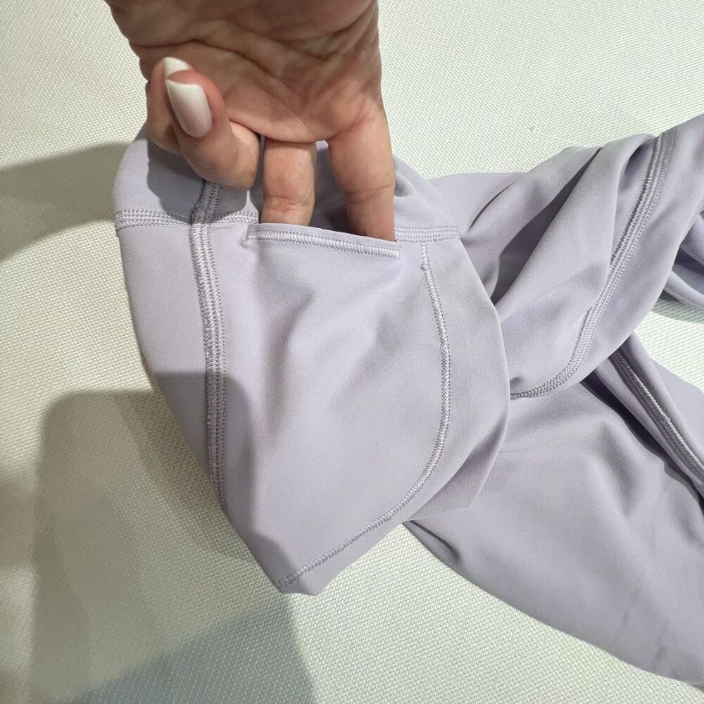 Lululemon Align High Rise Crop 23" Leggings Size 4 Lavender Yoga Workout - Picture 6 of 10